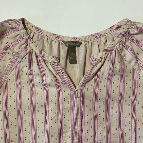 Bit & Bridle Western Cowgirl Equestrian Peasant Top W/ Bell Sleeves Women's Med. - Picture 5 of 13